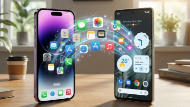 انتقال اطلاعات اندروید و آیفون